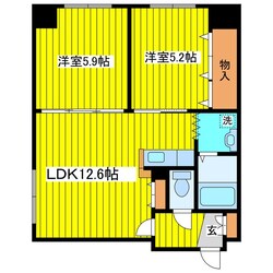 元町駅 徒歩11分 2階の物件間取画像